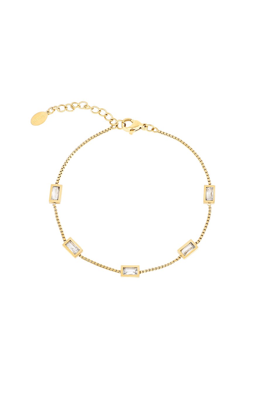 DAIMOND GLOW ARMBAND - GOUD