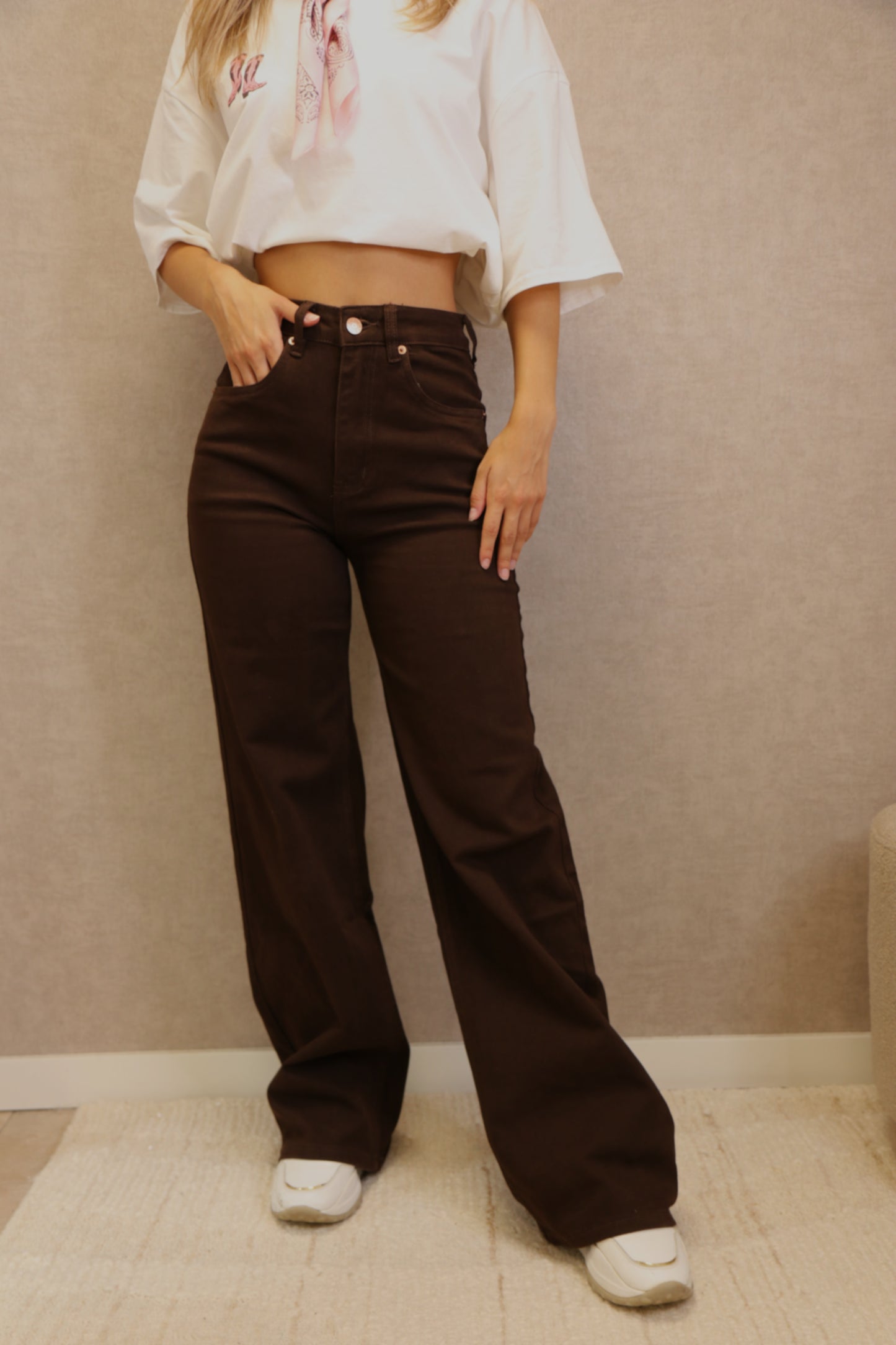 COCO JEANS - BROWN