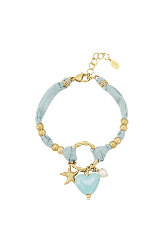 FLOWER ARMBAND - BLUE