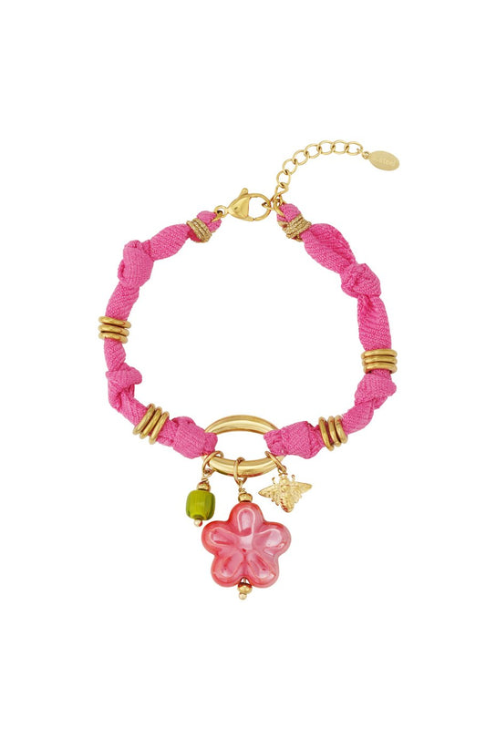FLOWER ARMBAND - PINK