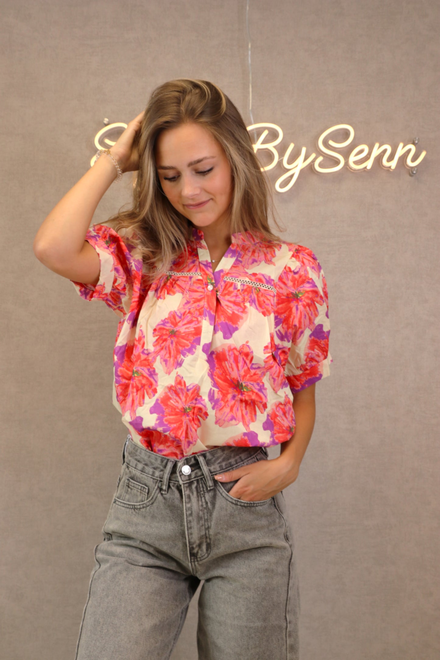 VERA FLOWER BLOUSE