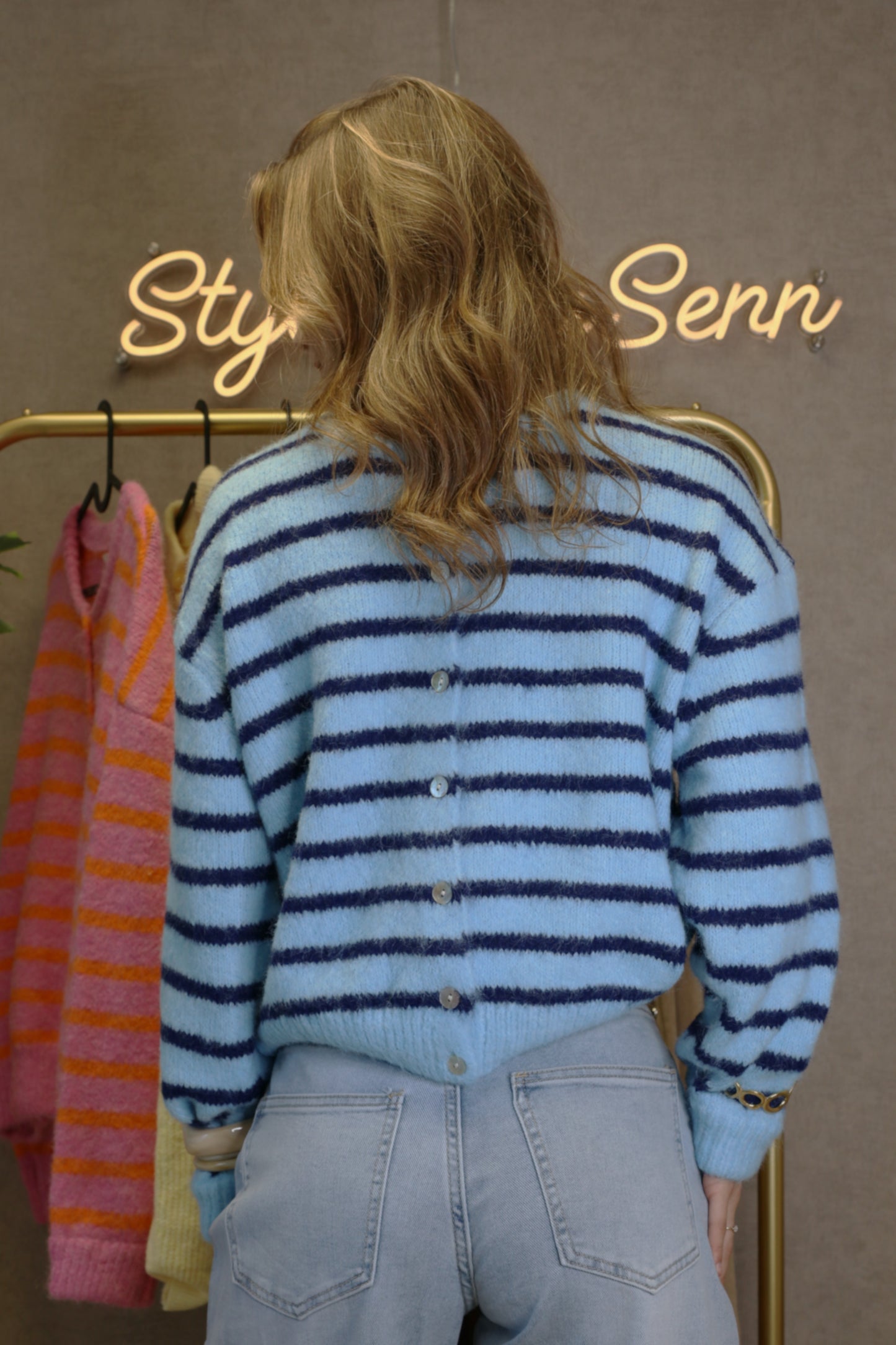 SOOF SWEATER VEST - BLUE