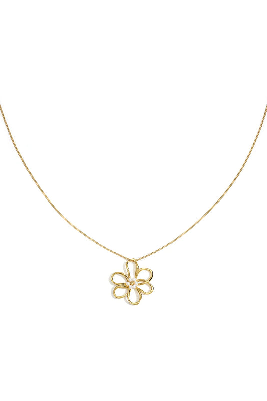 LONG FLOWER NECKLACE